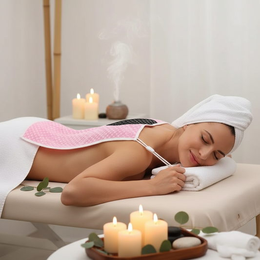 Dual-Sided Back Scrubbing Towel